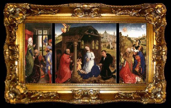 framed  WEYDEN, Rogier van der Bladelin Triptych, ta009-2